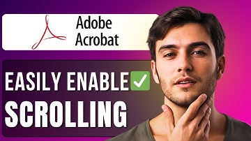 How to Enable Scrolling in Adobe Acrobat by Default | Fix Missing Scroll Bar Issue 2025