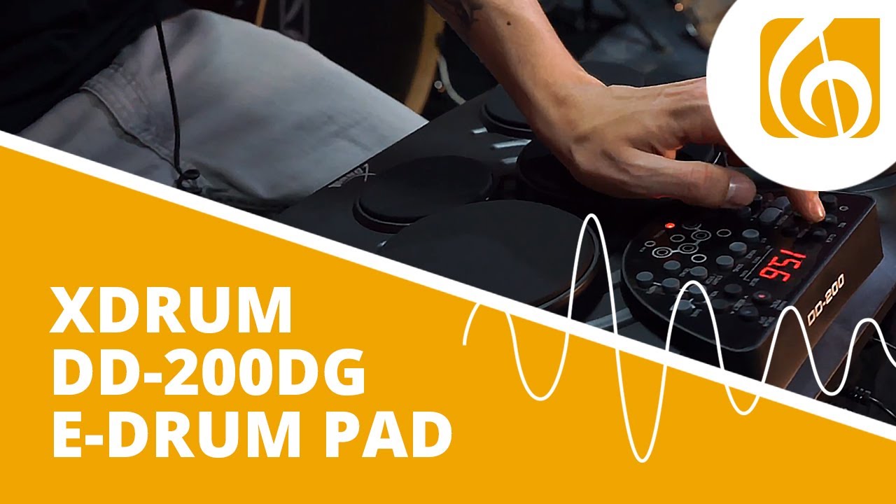 XDrum DD-200DG batterie électrique pad de percussion noir