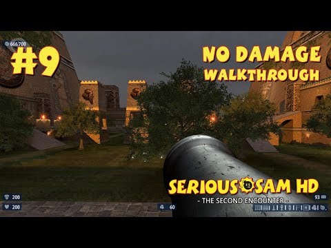 Serious Sam HD: TSE прохождение игры - Уровень 9: Вавилонская башня (All Secrets + No Damage)