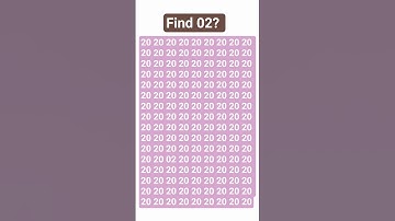 find out 02? #games #money #excel #code #ढूंढो #youtubeshorts #gkquestion #maths #puzzle #computer