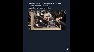 The Shortest Path Is Not Always The Fastest Path #viral #science #2023