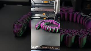 Ball Python in Tricolor PLA #3dprinting #snake #ballpython
