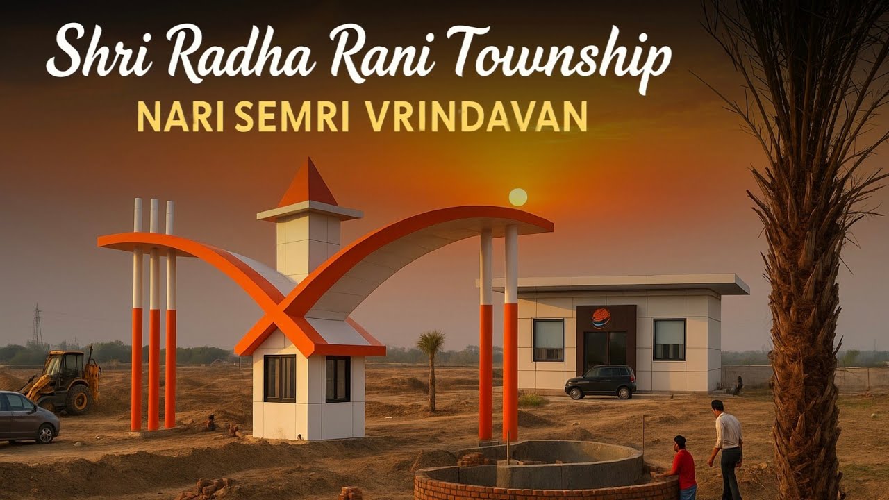 #7669606506 Shri Radha Rani Township Nari Semri Vrindavan | Full Site Tour & Latest Updates 