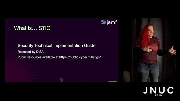 CIS + STIG + NIST + Apple + Users = X | JNUC 2019