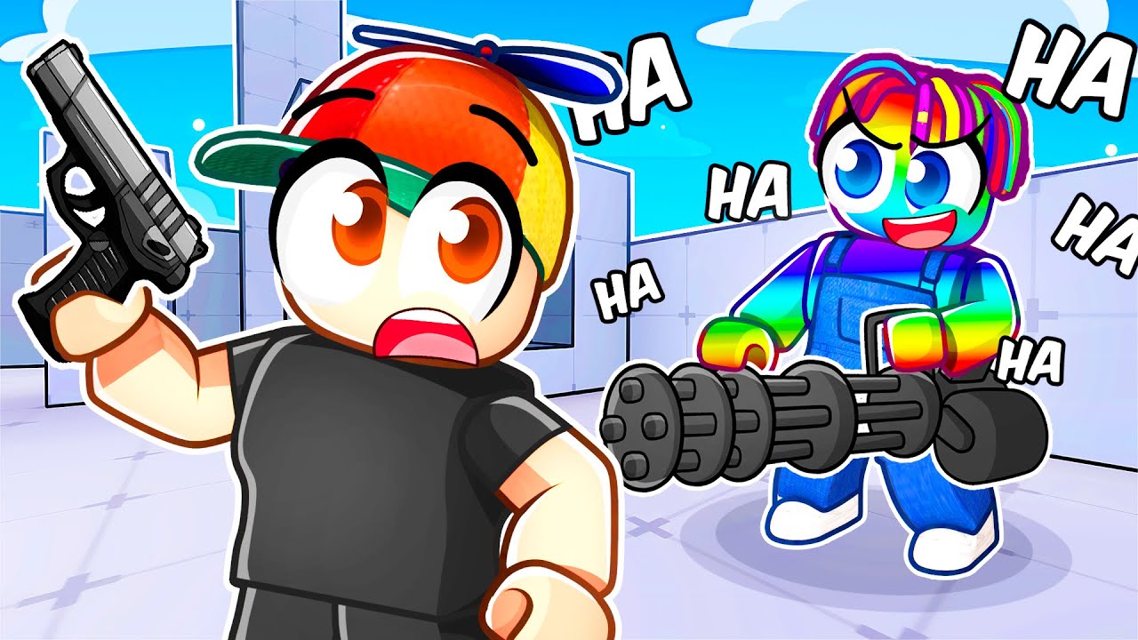 Mon petit frère est Harcelé par un Pro sur Roblox Rivals !