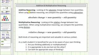 Additive and Multiplicative Reason - The Broomstick Problem