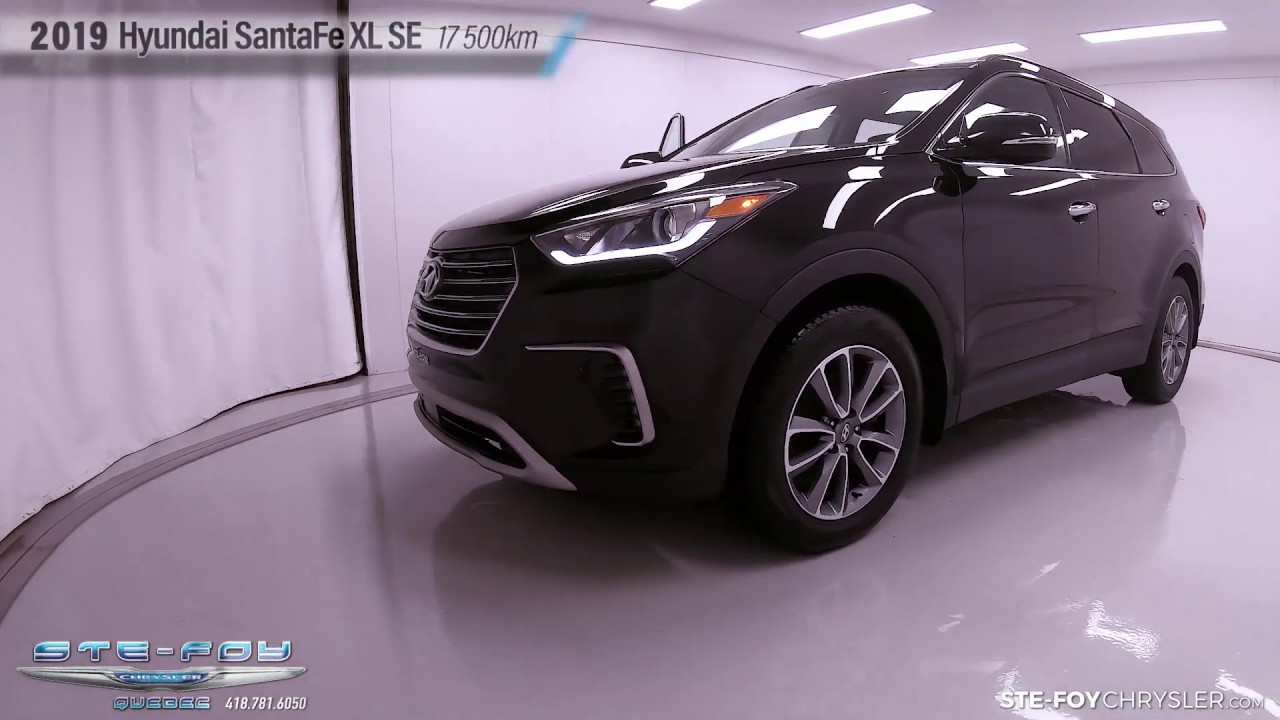 234u 2019 hyundai santafe xl se  youtube