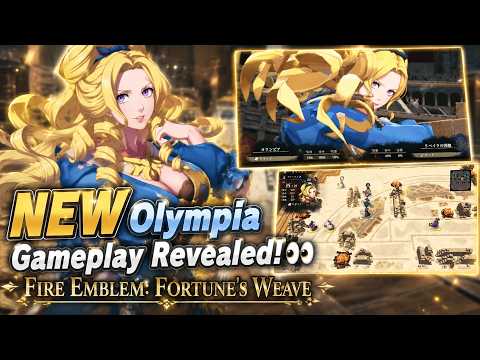 NEW Olympia Gameplay! 👀 Fire Emblem: Fortune's Weave's BEST Healer Yet?