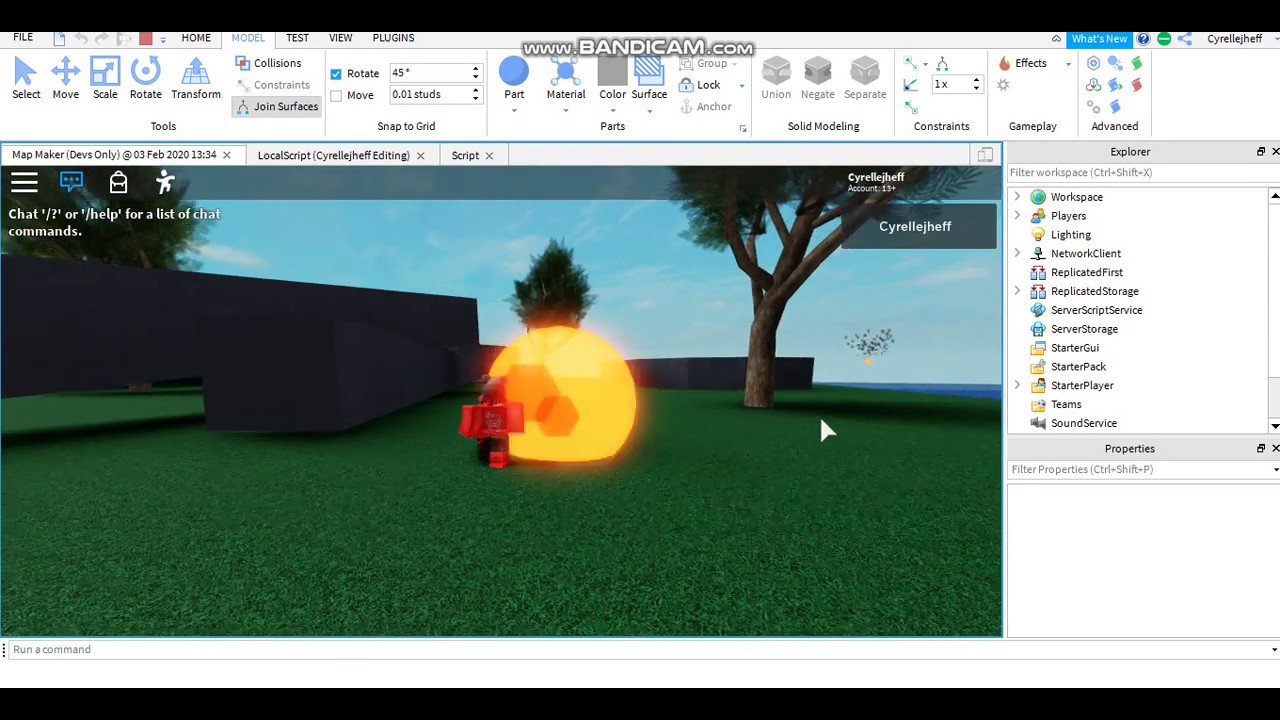 FireBall Script Roblox Studio - YouTube