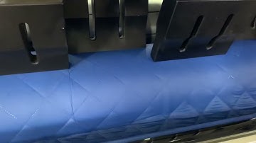 Richpeace ultrasonic quilting machine test video for quilt/超音波キルティングマシン