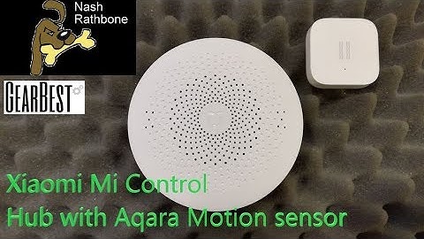 Xiaomi Control Hub with Aqara Vibration Sensor