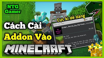 ✨Cách Cài Addon Vào Minecraft PE Mọi Phiên Bản, Cực Kì Đơn Giản, Dễ Dàng✨
