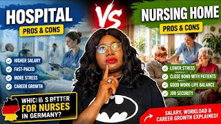 Hospital vs Nursing Home in Germany Which Nursing Job Pays Better & Is Less Stressful?🇩🇪🩺