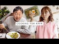 Cooking For My Korean Dad (breakfast, lunch, and dinner)