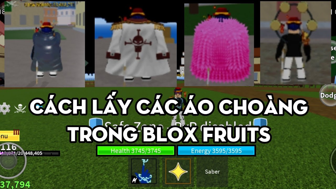Roblox | Cách lấy tất cả áo choàng trong Blox Fruits |... - youtube