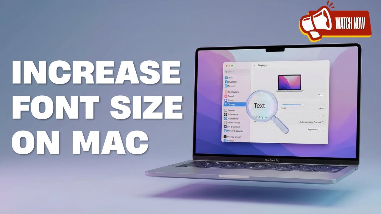 Как увеличить размер шрифта на Mac (руководство 2026 года)