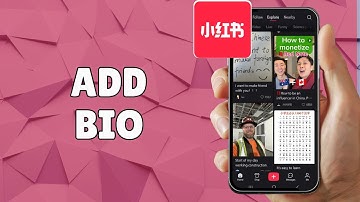 HOW TO ADD BIO TO REDNOTE PROFILE