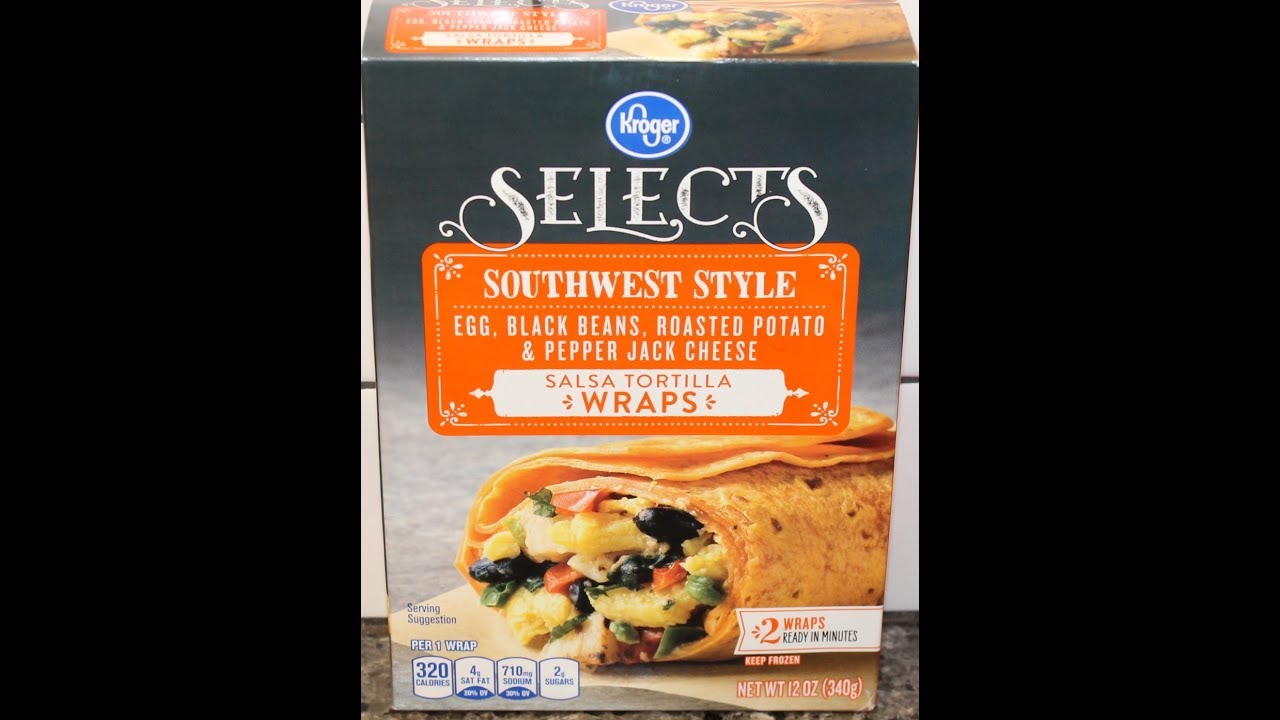 Kroger Selects Southwest Style Salsa Tortilla Wraps Review YouTube