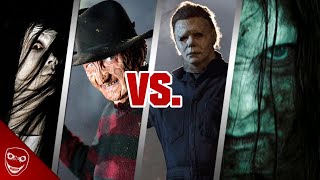 Wer ist das stärkste HorrorfilmMonster? Jason vs Freddy vs Samara vs Pennywise vs ...!