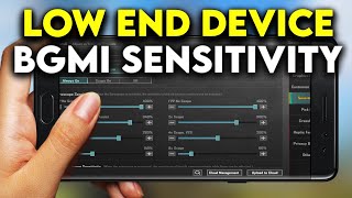 Low End Device Best Sensitivity BGMI/PUBG 2.7 | Zero Recoil | 20,30 FPS Android Device Sensitivity