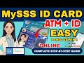 MySSS RCBC ID Card Online Application (ATM + ID) | Actual Process 2026