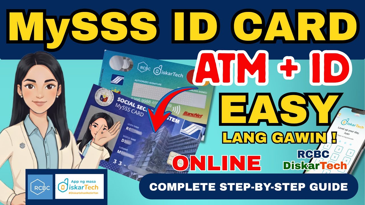 MySSS RCBC ID Card Online Application (ATM + ID) | Actual Process 2026
