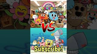 The Amazing World Of Gumball Vs Spongebob Squarepants