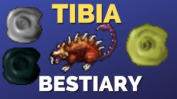 TIBIA BESTIARY MUTATED RAT, MERCURY BLOB, ACID BLOB - 65 CHARM POINTS - YALAHAR