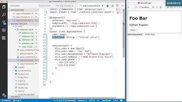 Angular 6 Basics 18 - Two way data binding with ngModel