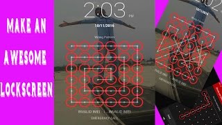 ✪How to Setup 36 Dots 6x6 Patern on your Lockscreen [Make an Amazing,Awesome Lockscreen]
