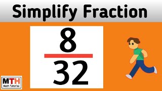 How to simplify the fraction 8/32 || 8/32 Simplified