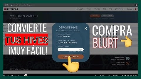 Cómo usar Hive-Engine 👈🏻 Y comprar #Blurt🤬