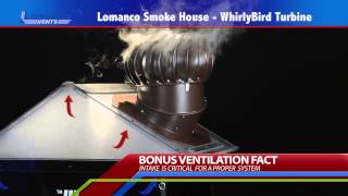 Lomanco® Whirlybird® Turbine Smoke House Demo