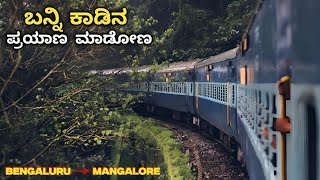 Most Beautiful Train journey 😌 | western ghats | kannada vlog | FLYING KANNADIGA
