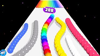 TikTok Gameplay Video 2023 - Satisfying Mobile Game Max Levels: Snake Colors 3D Gameplay 2048 Update