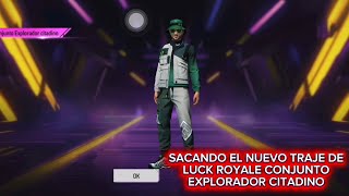 SACANDO EL NUEVO TRAJE DE LUCK ROYALE (CONJUNTO EXPLORADOR CITADINO)
