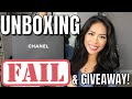 CHANEL UNBOXING *FAIL* 😩 DON’T MAKE THIS MISTAKE! BONUS LUXURY GIVEAWAY 🤩