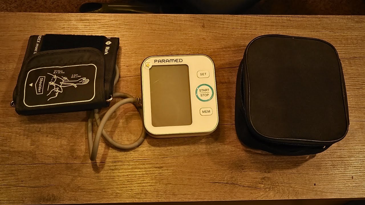 Automatic blood pressure monitor by Paramed: how to use