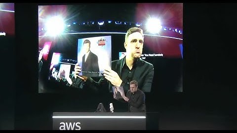 AWS re:Invent 2017 - AWS DeepLens Demo by Dr. Matt Wood