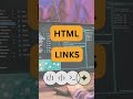 Learn how to add external and internal links in html