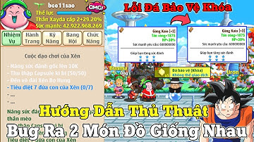 Ngọc Rồng Online - Thủ Thuật Bug Đồ Lỗi Cực Nặng Từ Giftcode Offline Team Mobi