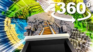 Minecart High Jump VR 360° | Broken Rail Extreme Drop Ride