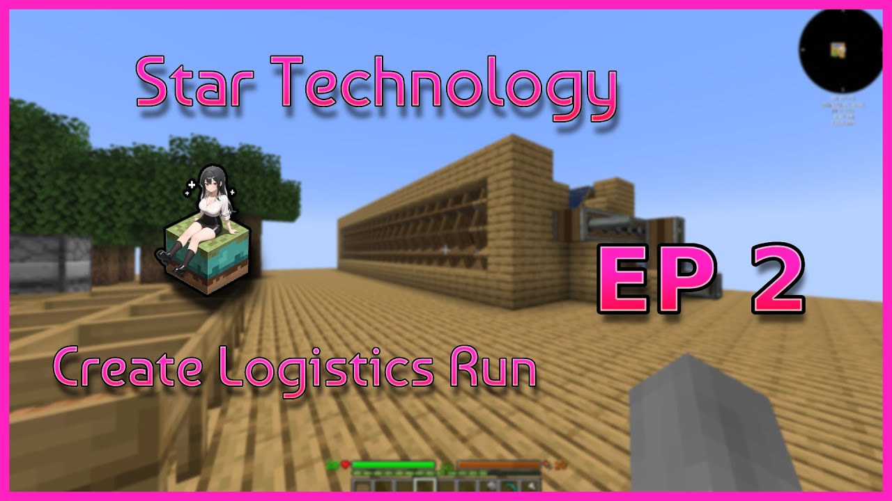 Star Technology - Create Mod Logistics Run - Episode 2 - Waterwheels, Coke Oven, Belt Grinder