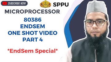 Full ENDSEM Preparation in 1.5 Hour!! PART 4 | 80386 microprocessor