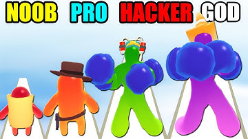 NOOB vs PRO vs HACKER vs GOD Join Blob Clash 3D