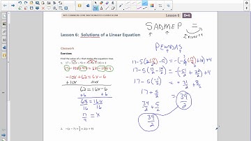 Math 8 Module 4 Lesson 6 Video