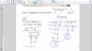 Math 8 Module 4 Lesson 6 Video