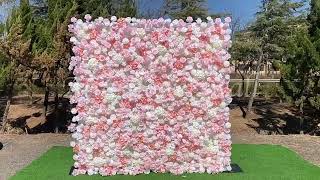 Top 2026 Wedding Decor Trends: 5D Floral Rolling Backdrop for Romantic Events
