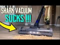 SHARK VACUUM - SUCKS - IN A GOOD WAY. Testing the Best Shark Rocket Cordless Stick Vacuum Cleaner