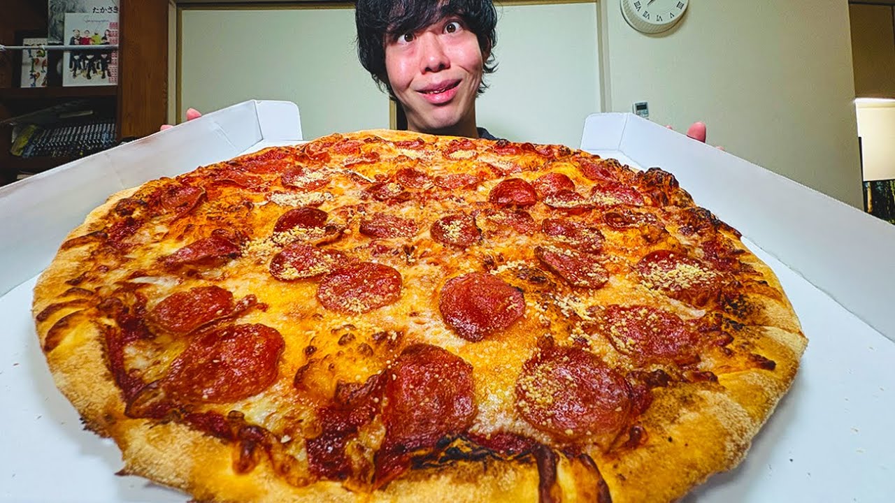 【神回】４０cmの巨大ピザ
